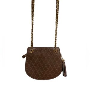 Siso vintage quilted taupe Elegant Shoulder Bag